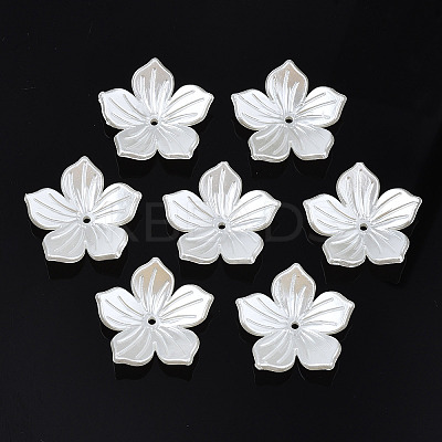 ABS Plastic Imitation Pearl Beads X-OACR-N012-001-1