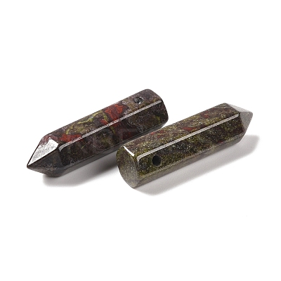 Natural Dragon Blood Pointed Pendants G-D460-01J-1