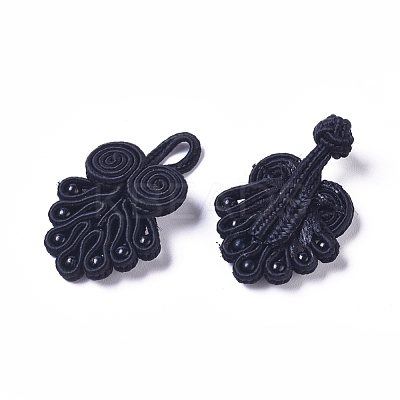 Handmade Chinese Frogs Knots Buttons Sets BUTT-WH0014-29E-1