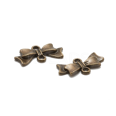 Bowknot Alloy Links connectors EA11930Y-AB-1