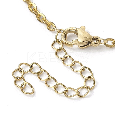 304 Stainless Steel Oval Link Chain Bracelets for Women BJEW-JB10367-1