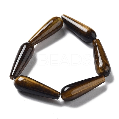 Natural Tiger Eye Beads Strands G-P528-H14-01-1