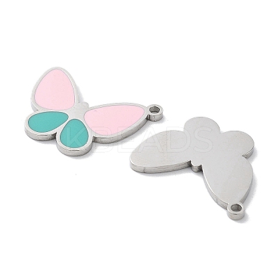 304 Stainless Steel Pendants STAS-P339-13P-01-1