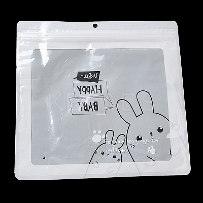 Rectangle Plastic Packaging Resealable Bags OPP-D004-03B-1