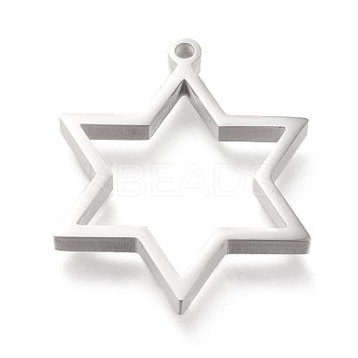 Non-Tarnish 304 Stainless Steel Open Back Bezel Pendants STAS-K208-12P-A-1