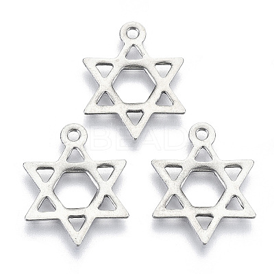 Non-Tarnish 201 Stainless Steel Pendants LS-X-STAS-R116-039-1