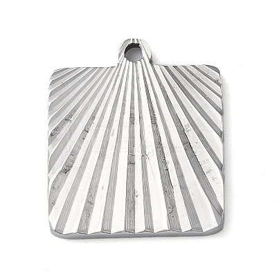 Non-Tarnish 304 Stainless Steel Pendants STAS-D025-03P-01-1