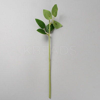 Plastic Leaf Poles AJEW-WH0542-043D-1