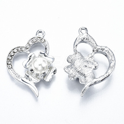 UV Plated Alloy Pendants PALLOY-S181-012-RS-1