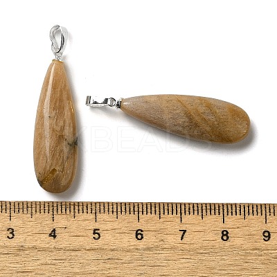 Natural Sunstone Pendants G-Q192-07P-07-1