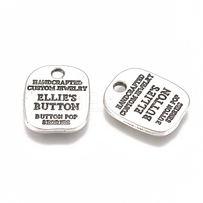 Alloy Quote Charms PALLOY-F260-02AS-1