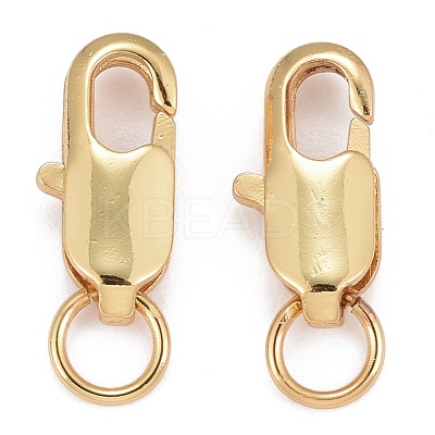 Grade AAA Brass Lobster Claw Clasps KK-O093-32-NR-1