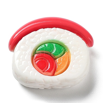 Opaque Resin Decoden Cabochons LS-RESI-G071-02D-1