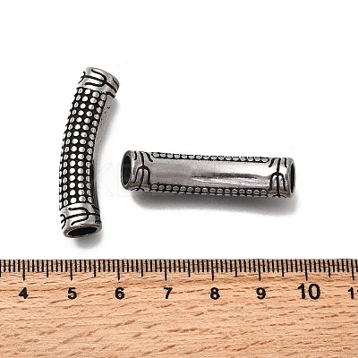 304 Stainless Steel Tube Beads STAS-D382-07AS-1