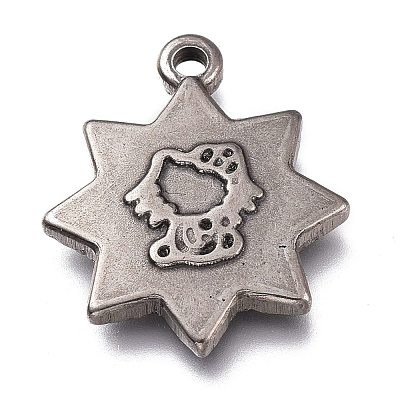 Tarnish Resistant 304 Stainless Steel Pendants STAS-Z007-04-1
