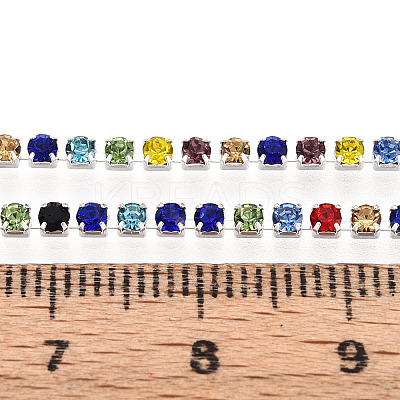 Iron Rhinestone Cup Chains CH-N005-01-1