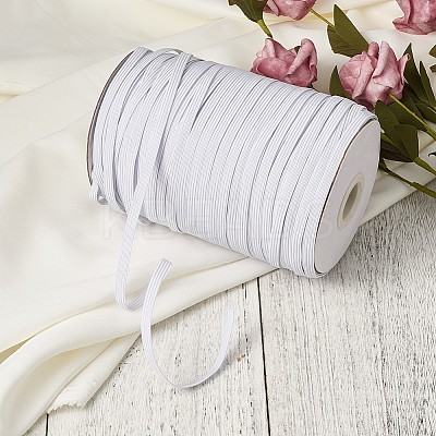 1/8 inch Flat Braided Elastic Rope Cord EC-R030-4mm-01-1