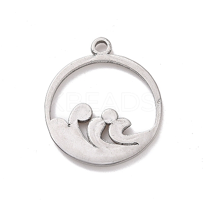 Non-Tarnish 304 Stainless Steel Pendants STAS-E169-23P-1