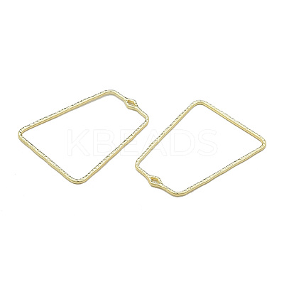 Alloy Open Back Bezel Pendants PALLOY-T085-04LG-1