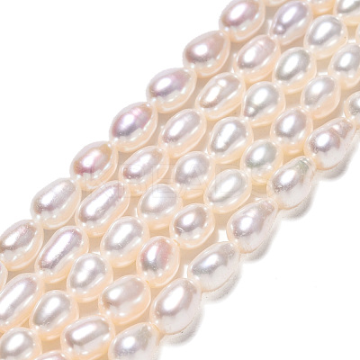 Natural Cultured Freshwater Pearl Beads Strands PEAR-N012-04G-1