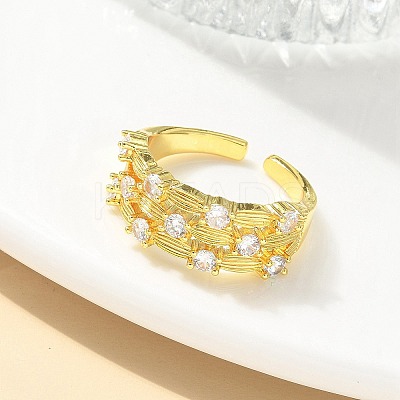 304 Stainless Steel Criss Cross Rings LS-RJEW-B109-08G-01-1