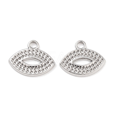 Non-Tarnish 304 Stainless Steel Pendant Rhinestone Settings STAS-P364-01P-1