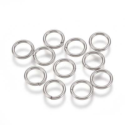 Tarnish Resistant 304 Stainless Steel Soldered Closed Jump Rings STAS-M274-024B-1