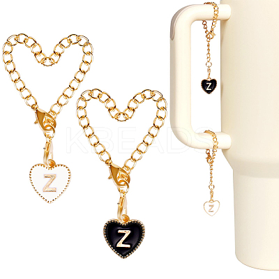2 Sets Alloy Enamel Cup Pendant Decorations HJEW-SC0001-56Z-1