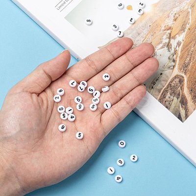 Opaque Acrylic Beads PB9111-1