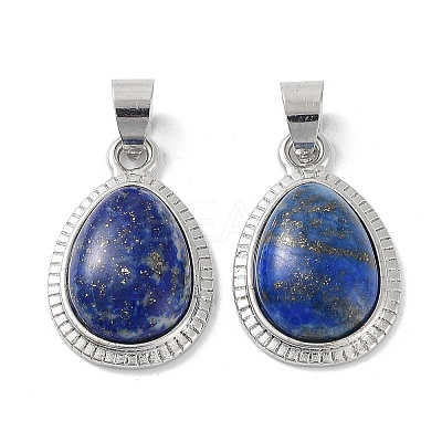 Natural Lapis Lazuli Pendants G-M405-05P-03-1