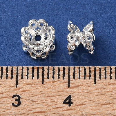 Rack Plating Brass Spacer Beads KK-F090-19S-1