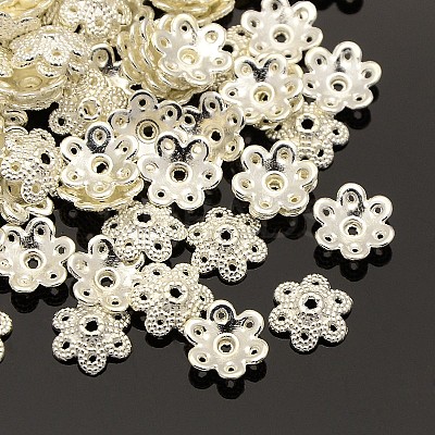Tibetan Style Alloy Bead Caps K08YE021-1