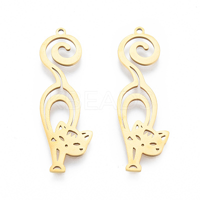 201 Stainless Steel Pendants STAS-N090-LA930-2-1