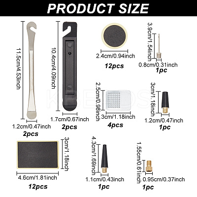 Bicycle Tyre Accessories Kit TOOL-GO0001-01-1