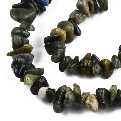 Natural Peridot Beads Strands G-R002-12-1