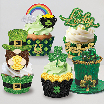 Saint Patrick's Day Carbon Steel Cutting Dies Stencils DIY-WH0309-3325-1