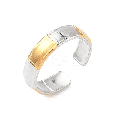 304 Stainless Steel Cuff Rings RJEW-S626-06GP-B-1