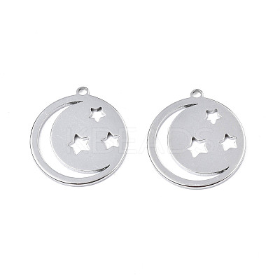 Non-Tarnish 201 Stainless Steel Pendants STAS-T063-184P-1