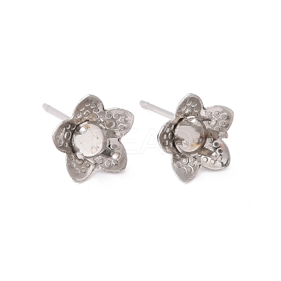 Tarnish Resistant 304 Stainless Steel Ear Stud Findings STAS-P198-27-1