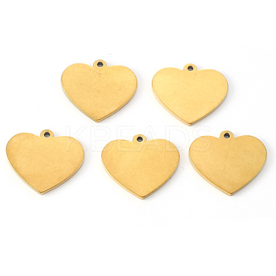 PVD Vacuum Plating 201 Stainless Steel Charms STAS-N092-72G-1