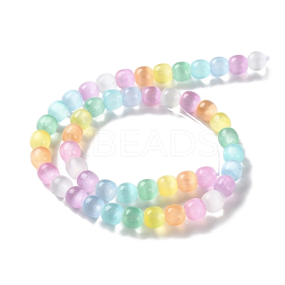 Natural Selenite Beads Strands G-B103-A01-010-1