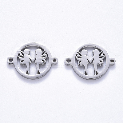 Tarnish Resistant 201 Stainless Steel Links Connectors STAS-S114-26-1