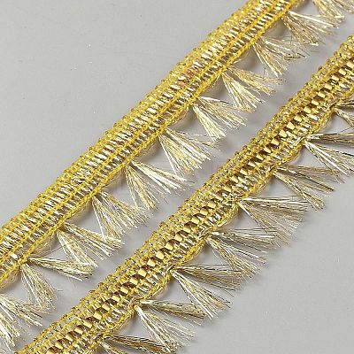 Polyester Metallic Ribbons DIY-WH0542-01B-01-1