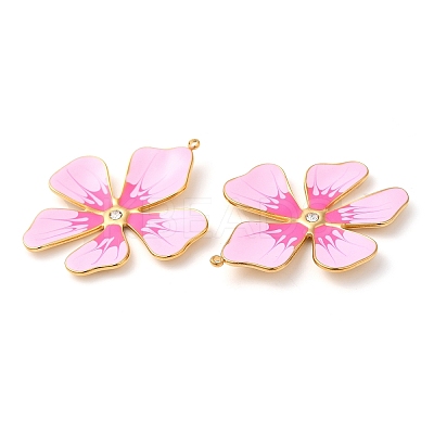 304 Stainless Steel Enamel Pendants X-STAS-K256-15G-04-1