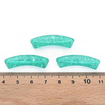 Transparent Crackle Acrylic Beads CACR-S009-001A-N68-1