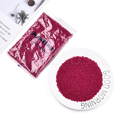 8/0 Baking Paint Glass Seed Beads SEED-R051-07B-03-1