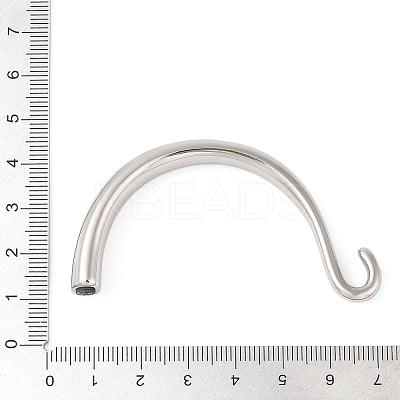 Non-Tarnish 304 Stainless Steel Hook and S-Hook Clasps LS-STAS-U006-01A-P-1