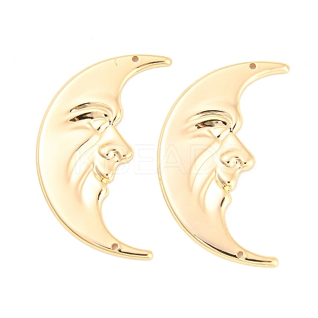 Brass Connector Charms KK-M261-28G-1