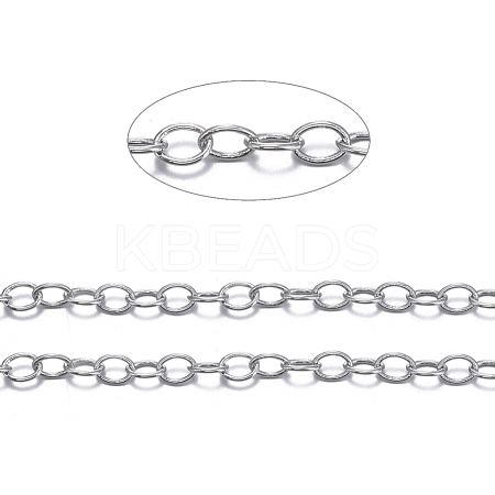 Brass Cable Chains CHC024Y-NFK-1
