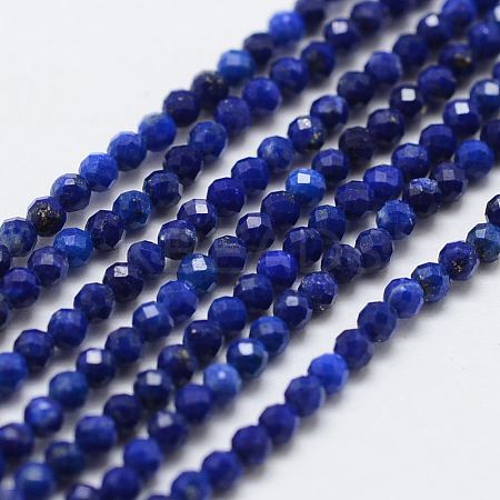 Natural Lapis Lazuli Bead Strands X-G-G663-48-2mm-1